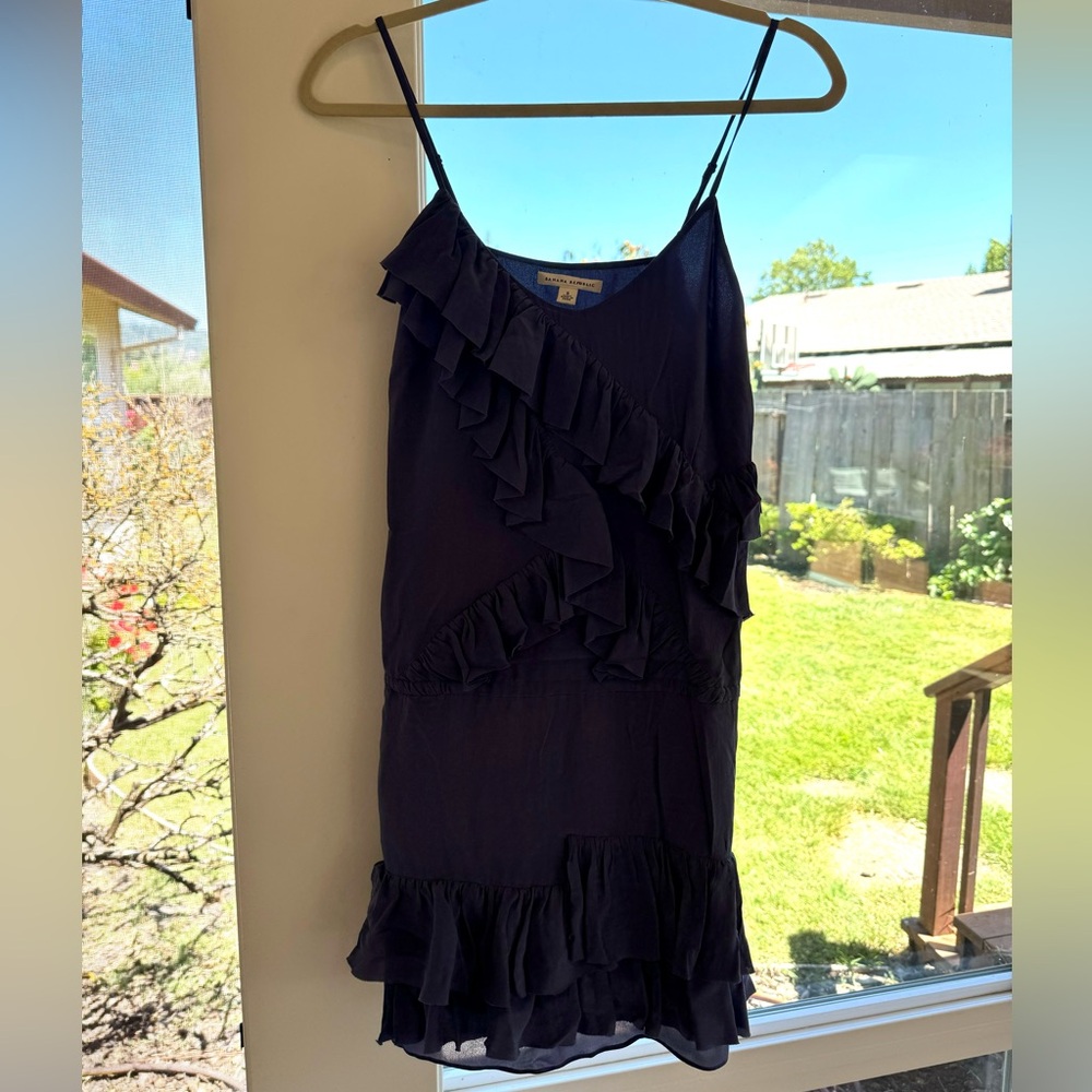 Banana Republic purple strappy sun dress